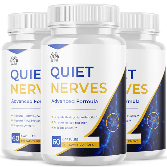 Quiet Nerves supplement bottles